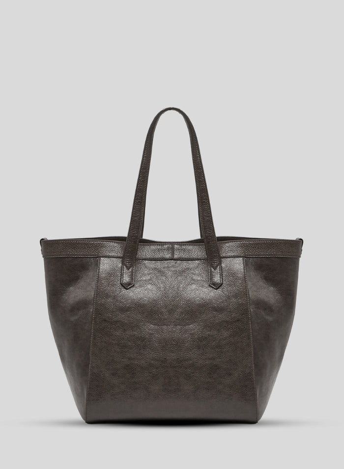 BORSA TOTE IN PELLE EFFETTO INVECCHIATO