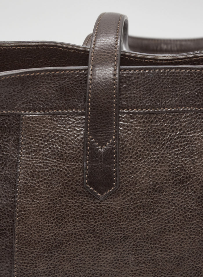 BORSA TOTE IN PELLE EFFETTO INVECCHIATO