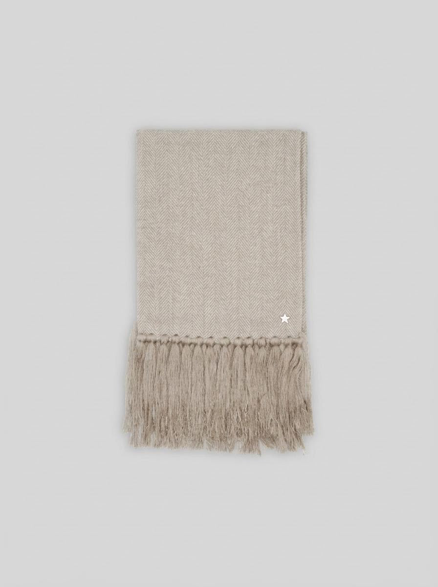 THIN SCARF IN VIRGIN WOOL AND ALPACA
