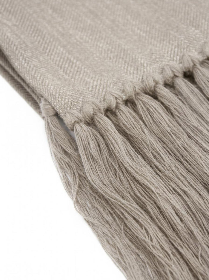 THIN SCARF IN VIRGIN WOOL AND ALPACA