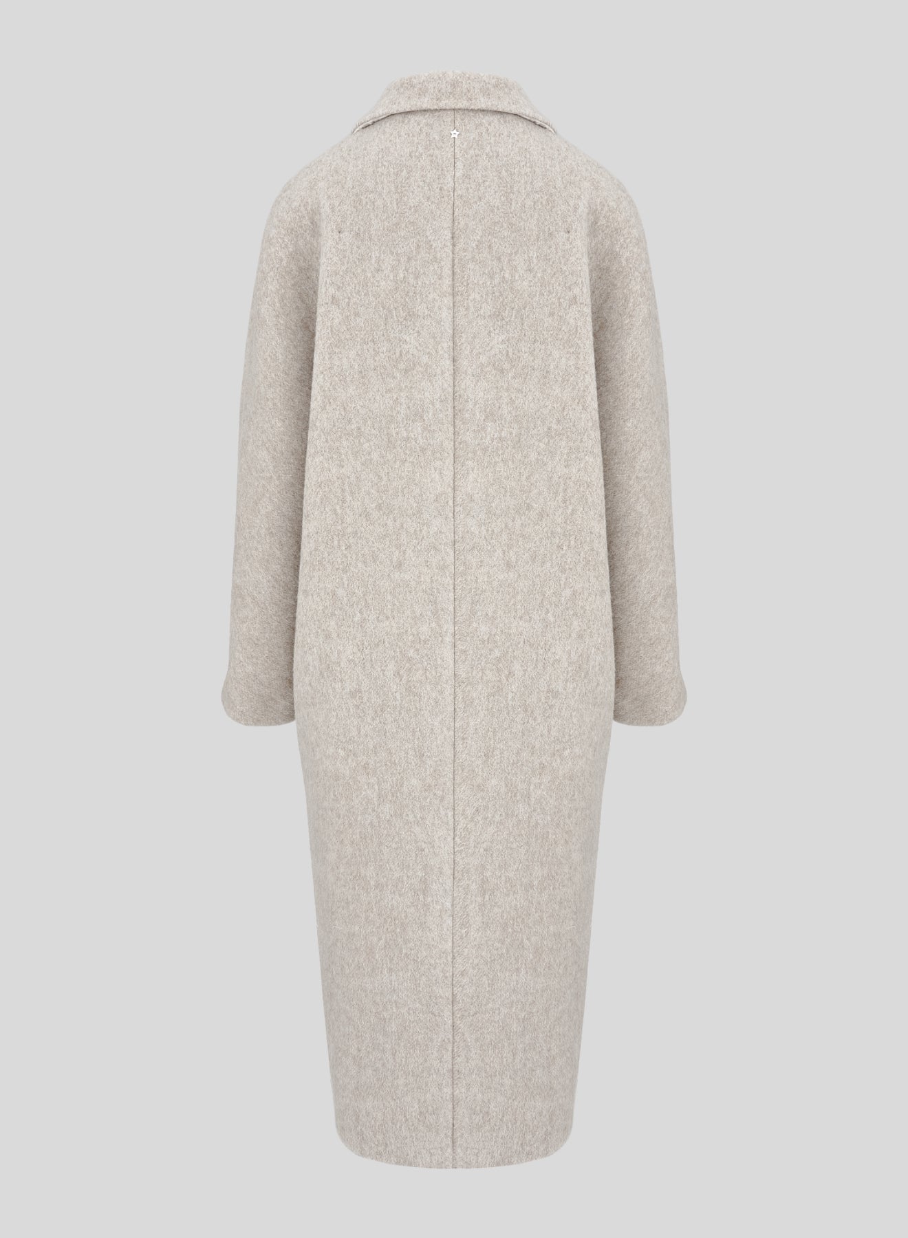CAPPOTTO LUNGO DOPPIOPETTO TEDDY IN LANA E ALPACA