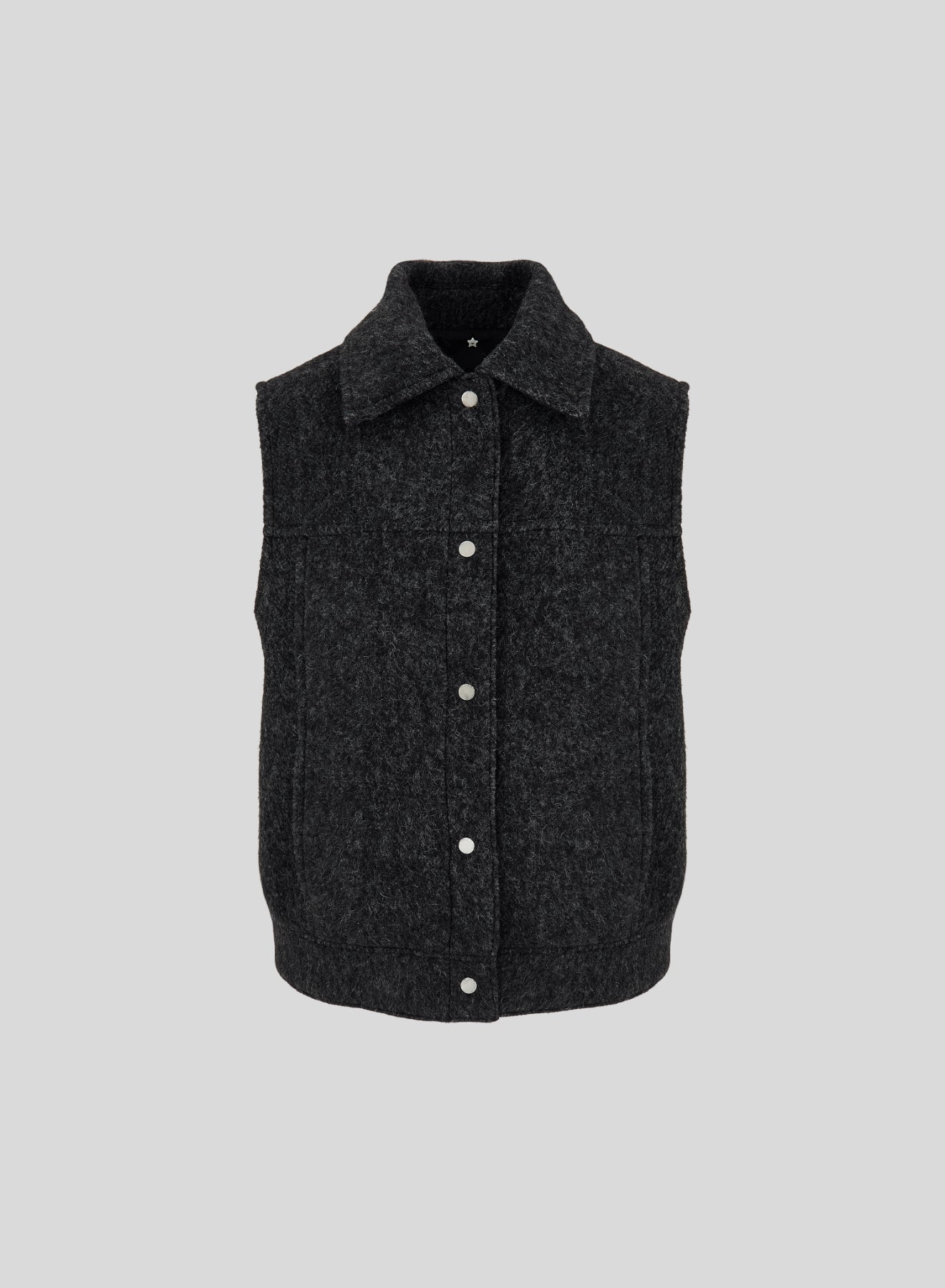 GILET TEDDY IN ALPACA E LANA