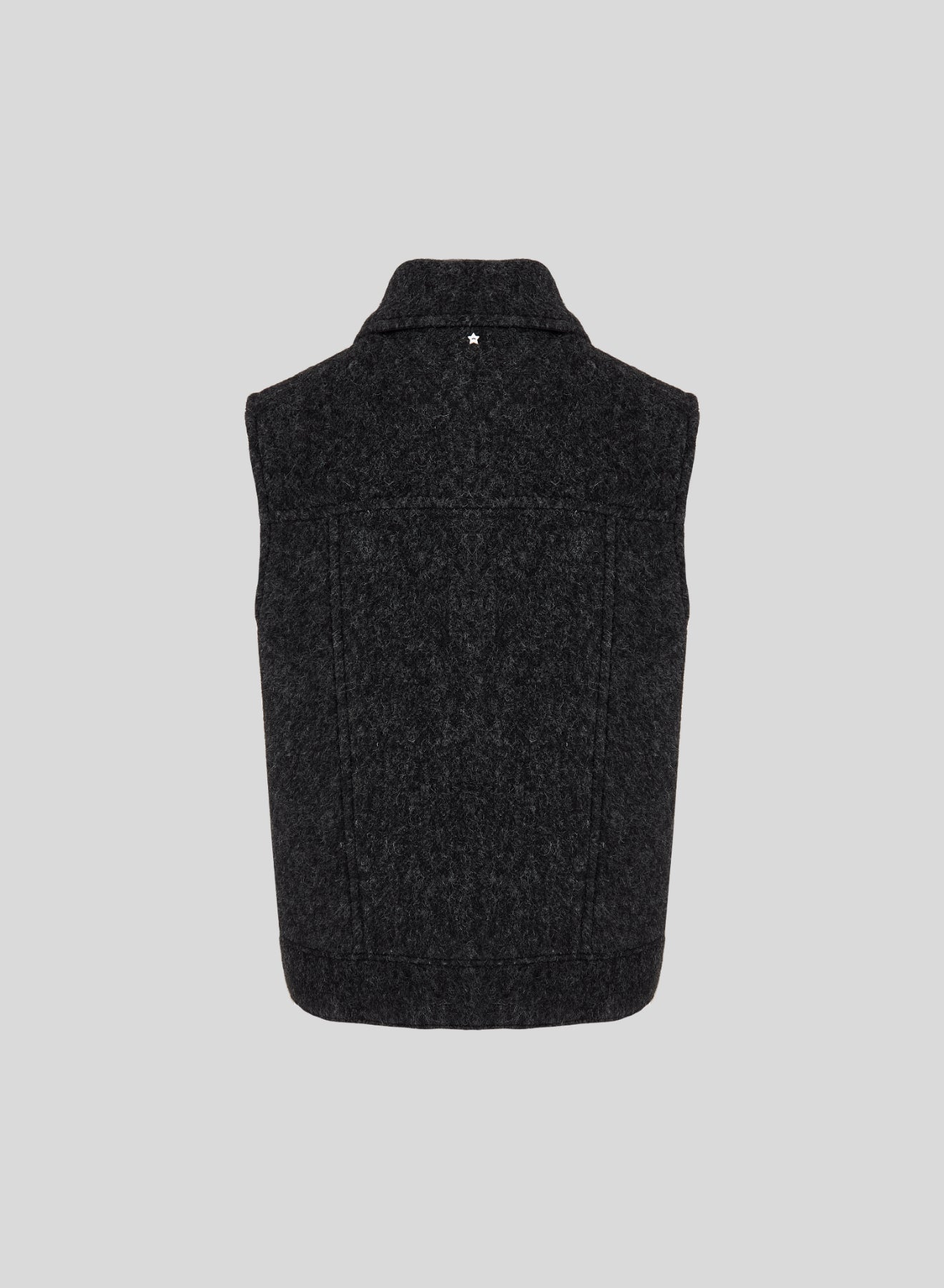 GILET TEDDY IN ALPACA E LANA