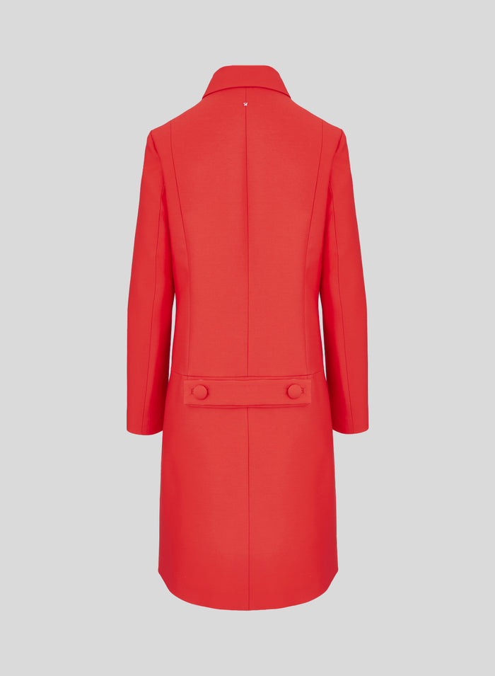 CAPPOTTO MONOPETTO IN LANA E SETA