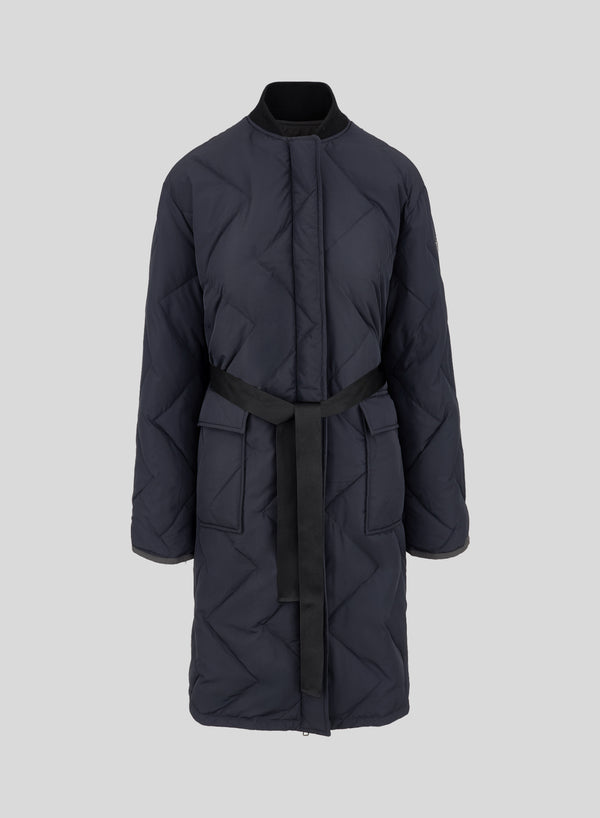 PIUMINO LUNGO IMBOTTITO LEGGERO IN CHIFFON TECNICO