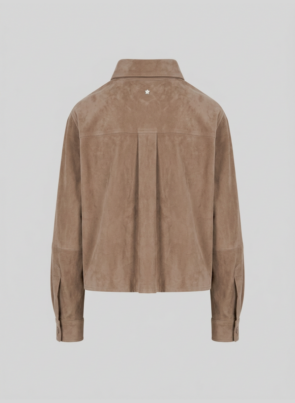 SUEDE OVERSHIRT