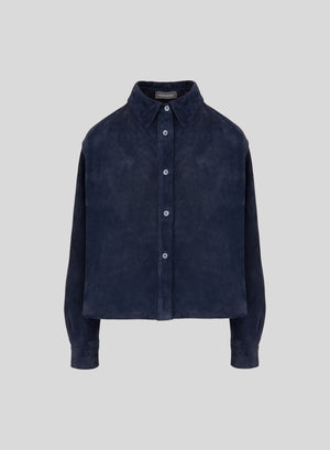 SUEDE OVERSHIRT