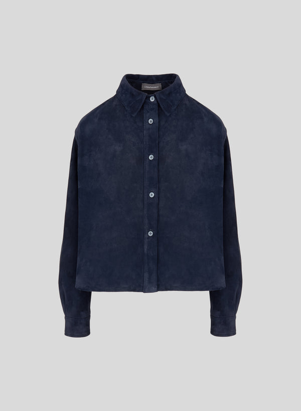 SUEDE OVERSHIRT
