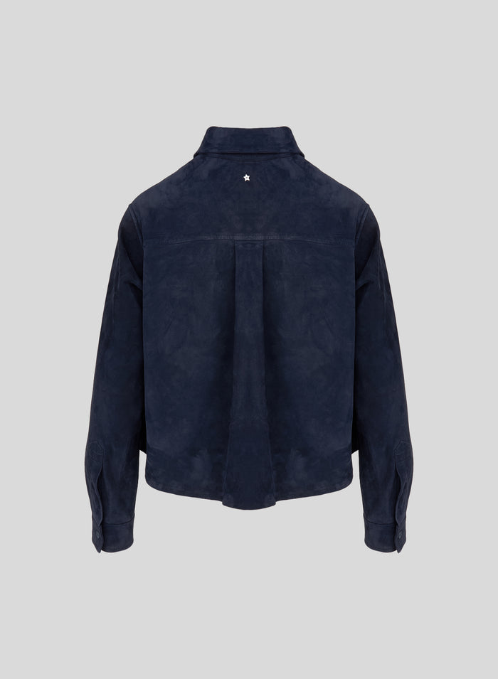 SUEDE OVERSHIRT