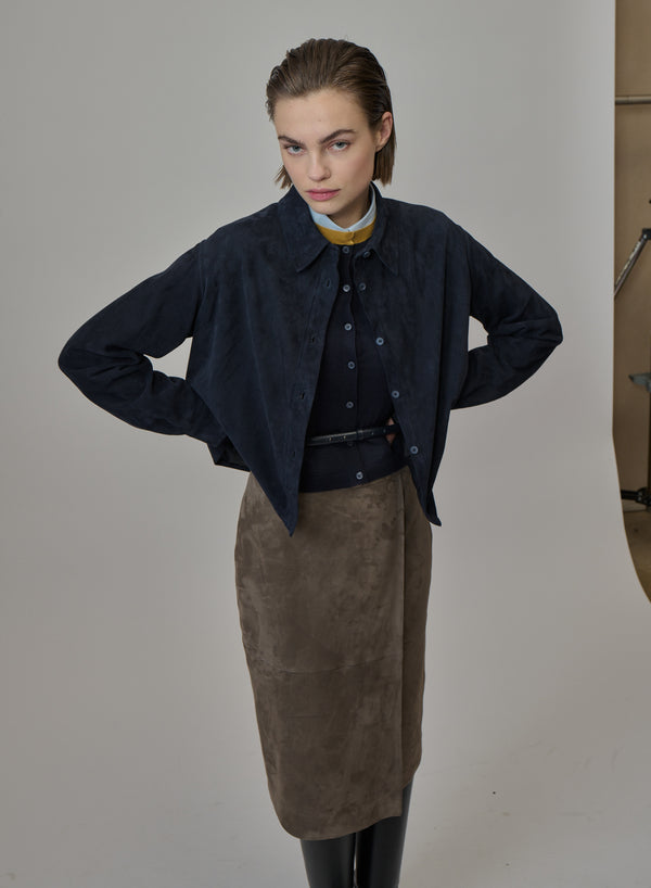 OVERSHIRT IN CAMOSCIO