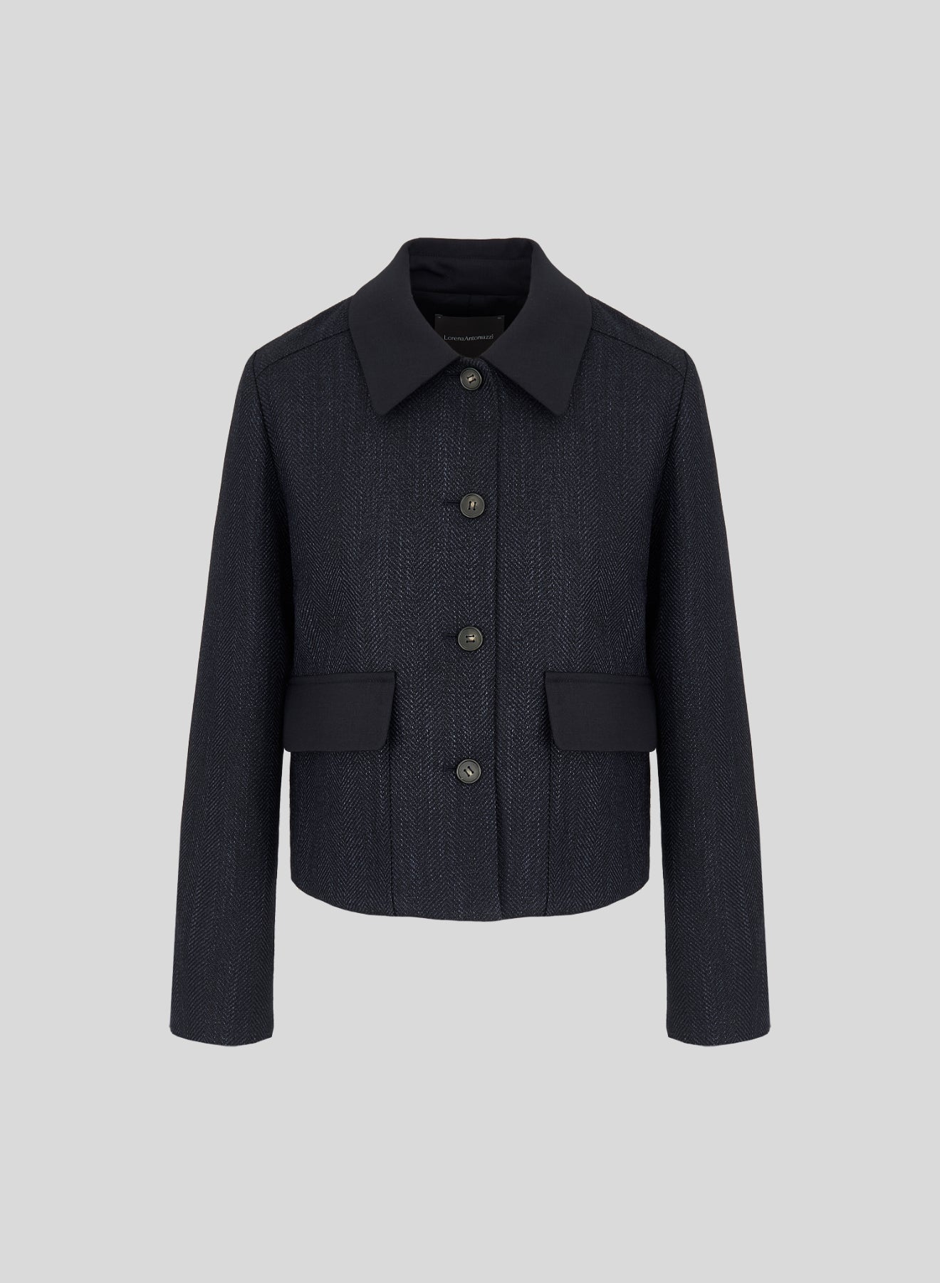 SHORT JACKET IN WOOL, ALPACA AND SILK RESCA