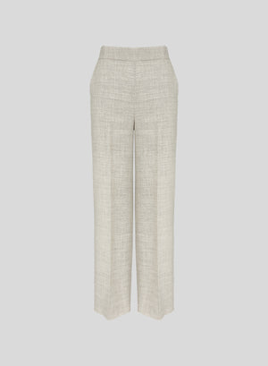 PANTALONI SARTORIALI IN LANA, ALPACA E LINO