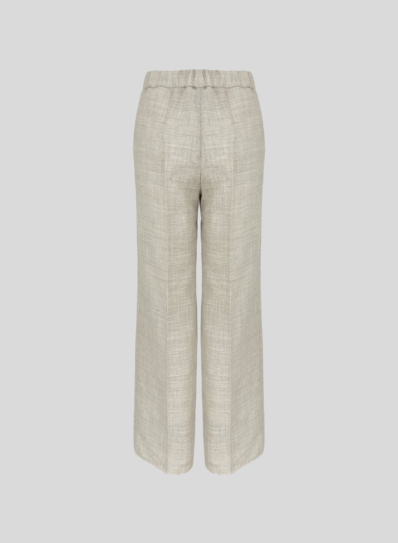 PANTALONI SARTORIALI IN LANA, ALPACA E LINO