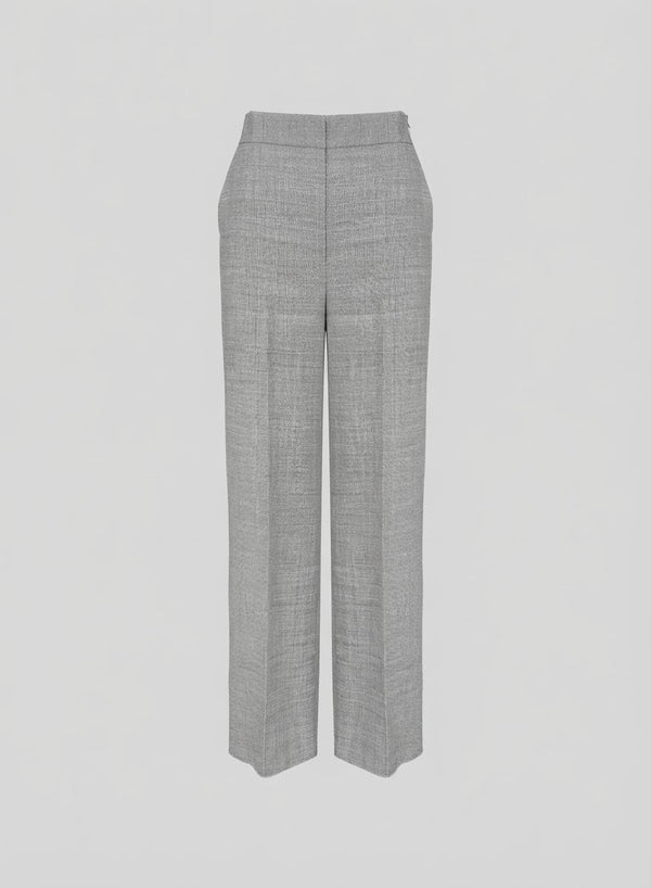 PANTALONI SARTORIALI IN LANA, ALPACA E LINO