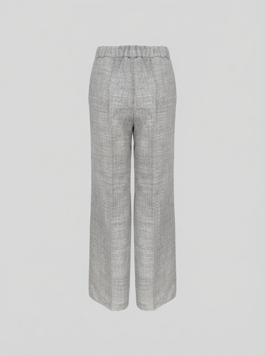 PANTALONI SARTORIALI IN LANA, ALPACA E LINO