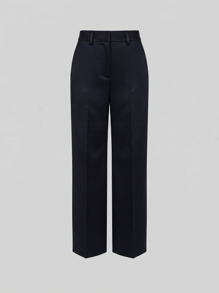 PANTALONI SARTORIALI IN RASO DI LANA