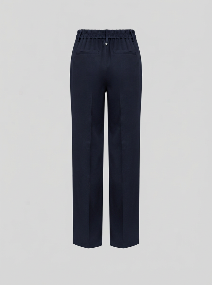 PANTALONI SARTORIALI IN RASO DI LANA