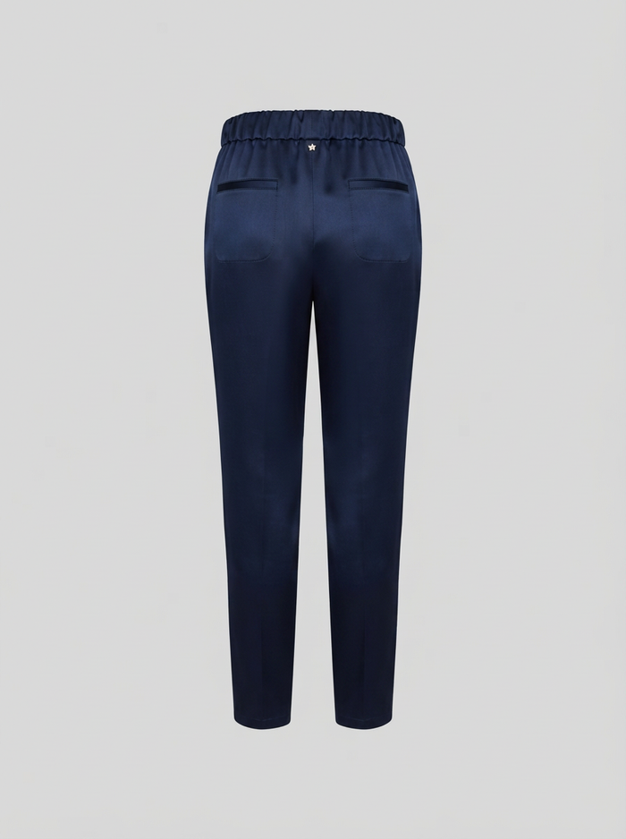 JOGGERS IN RASO DI LANA