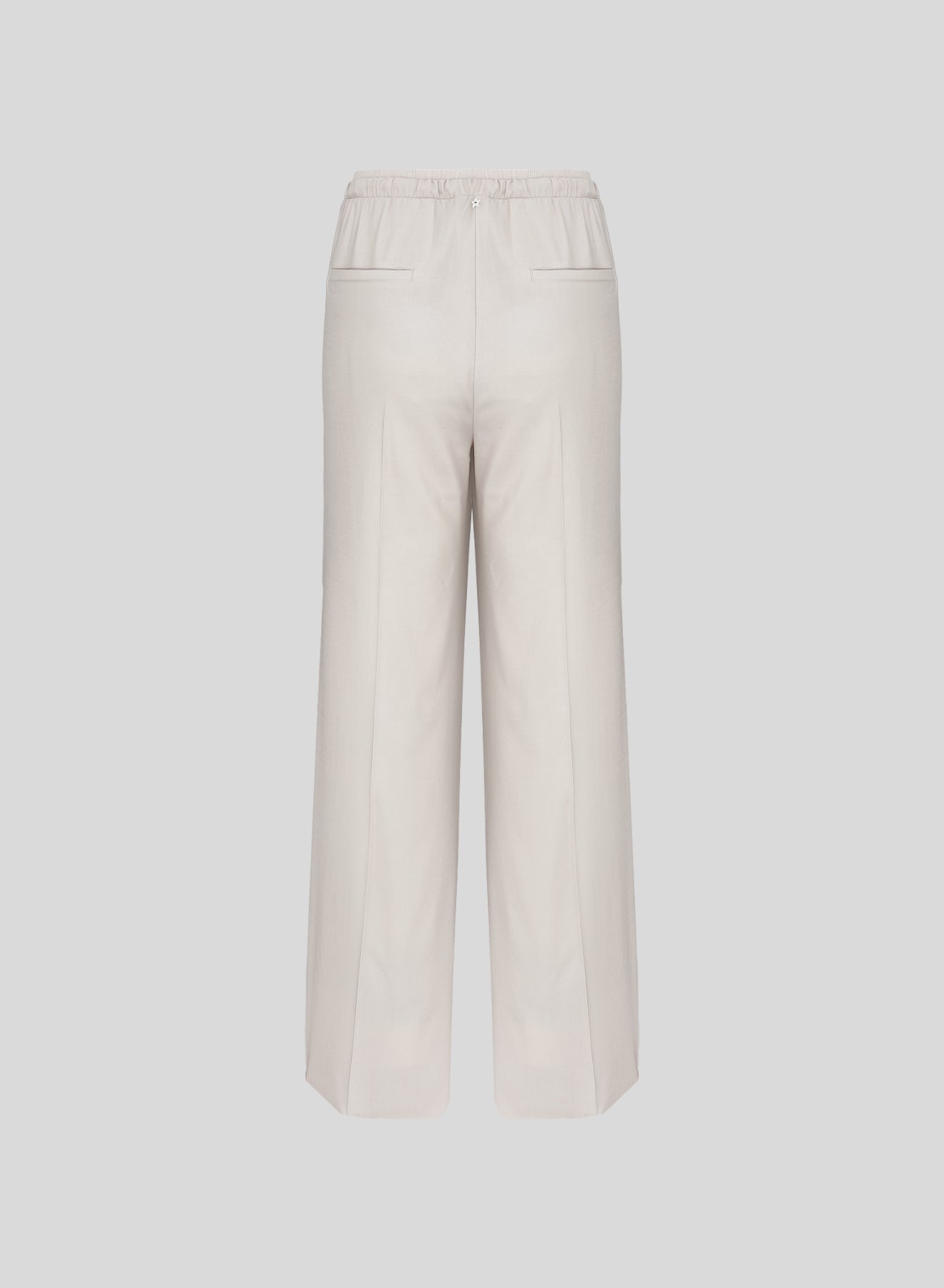 VISCOSE AND WOOL BLEND TROUSERS