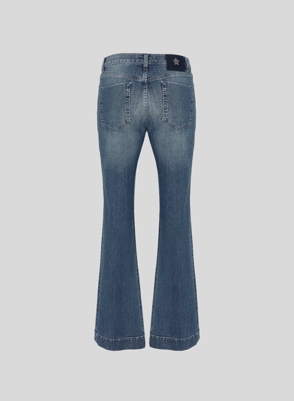 JEANS A VITA MEDIA CON GAMBA FLARE
