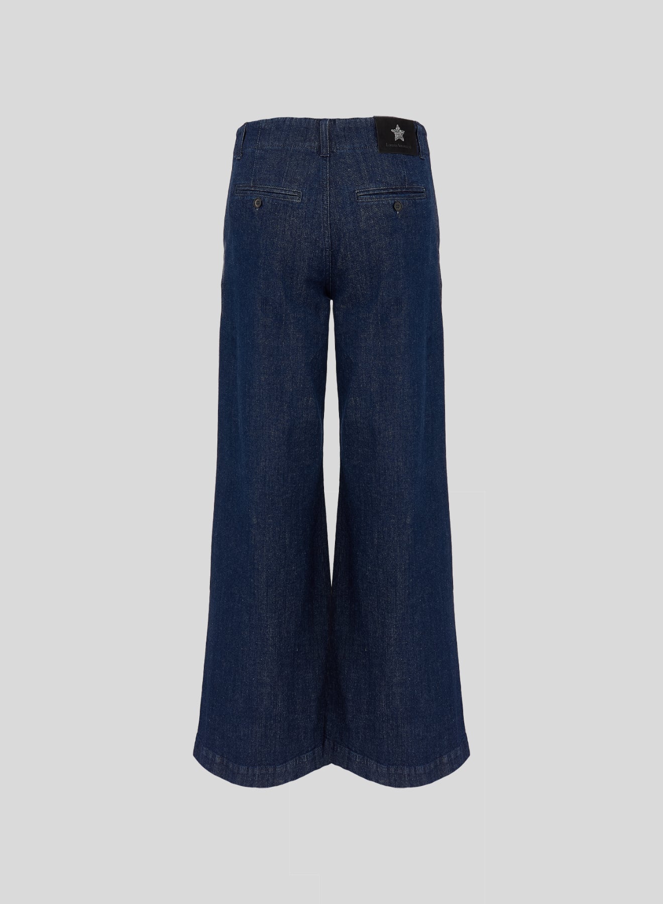 JEANS A VITA ALTA CON GAMBA LARGA