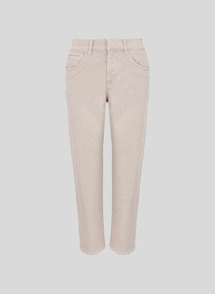 STRAIGHT LEG DENIM TROUSERS