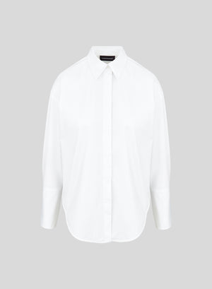 OVERSIZED COTTON POPLIN SHIRT
