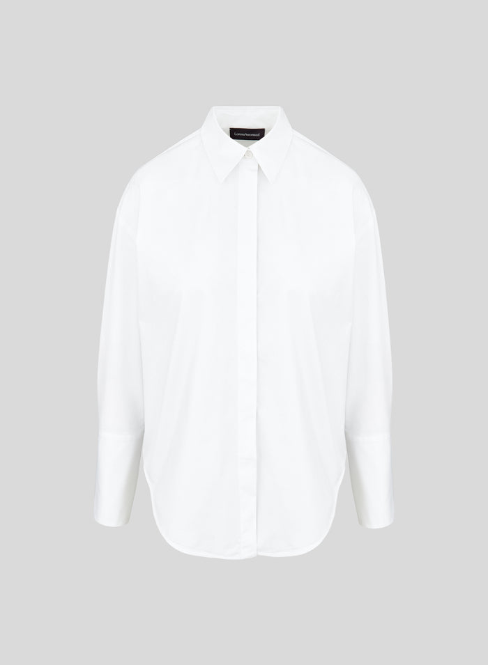 OVERSIZED COTTON POPLIN SHIRT
