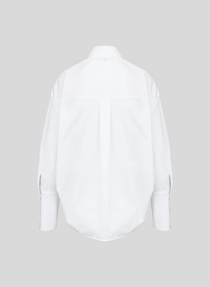 OVERSIZED COTTON POPLIN SHIRT