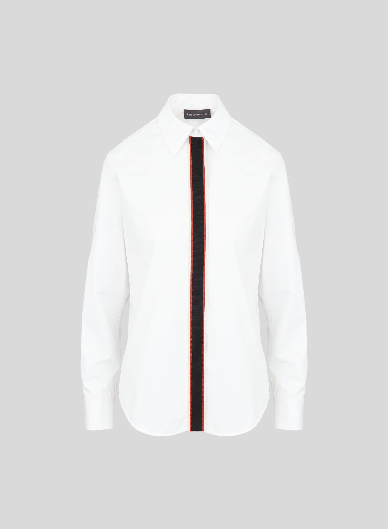 CLASSIC POPLIN SHIRT WITH CONTRAST PLACKET