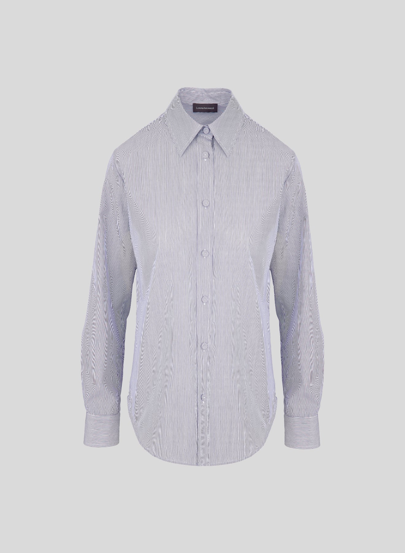 CAMICIA CLASSICA IN COTONE A RIGHE