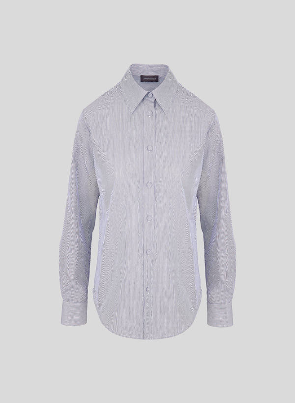 CAMICIA CLASSICA IN COTONE A RIGHE
