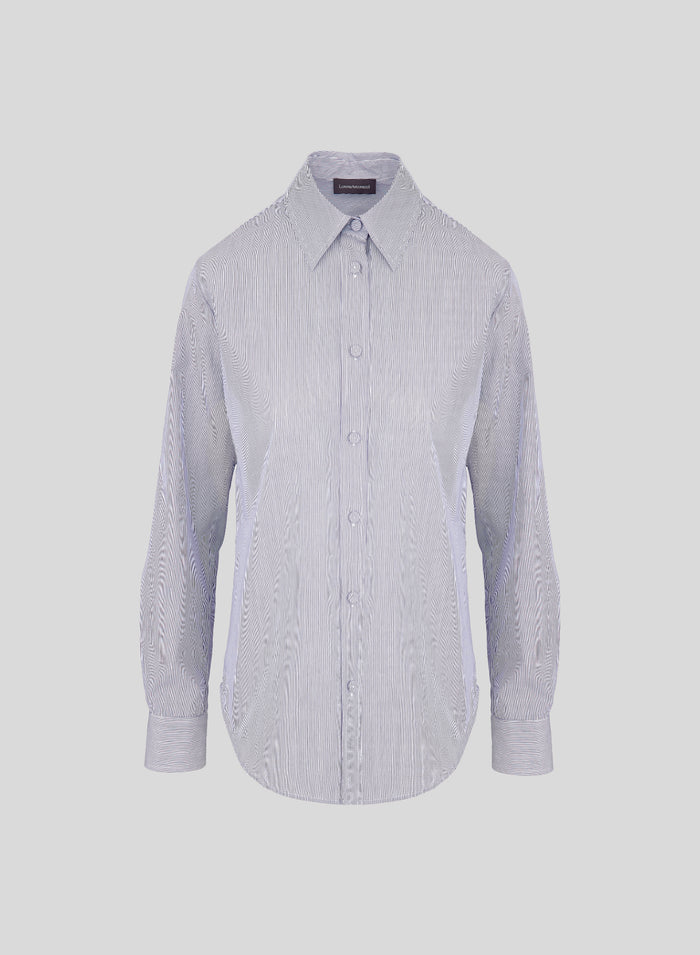 CAMICIA CLASSICA IN COTONE A RIGHE