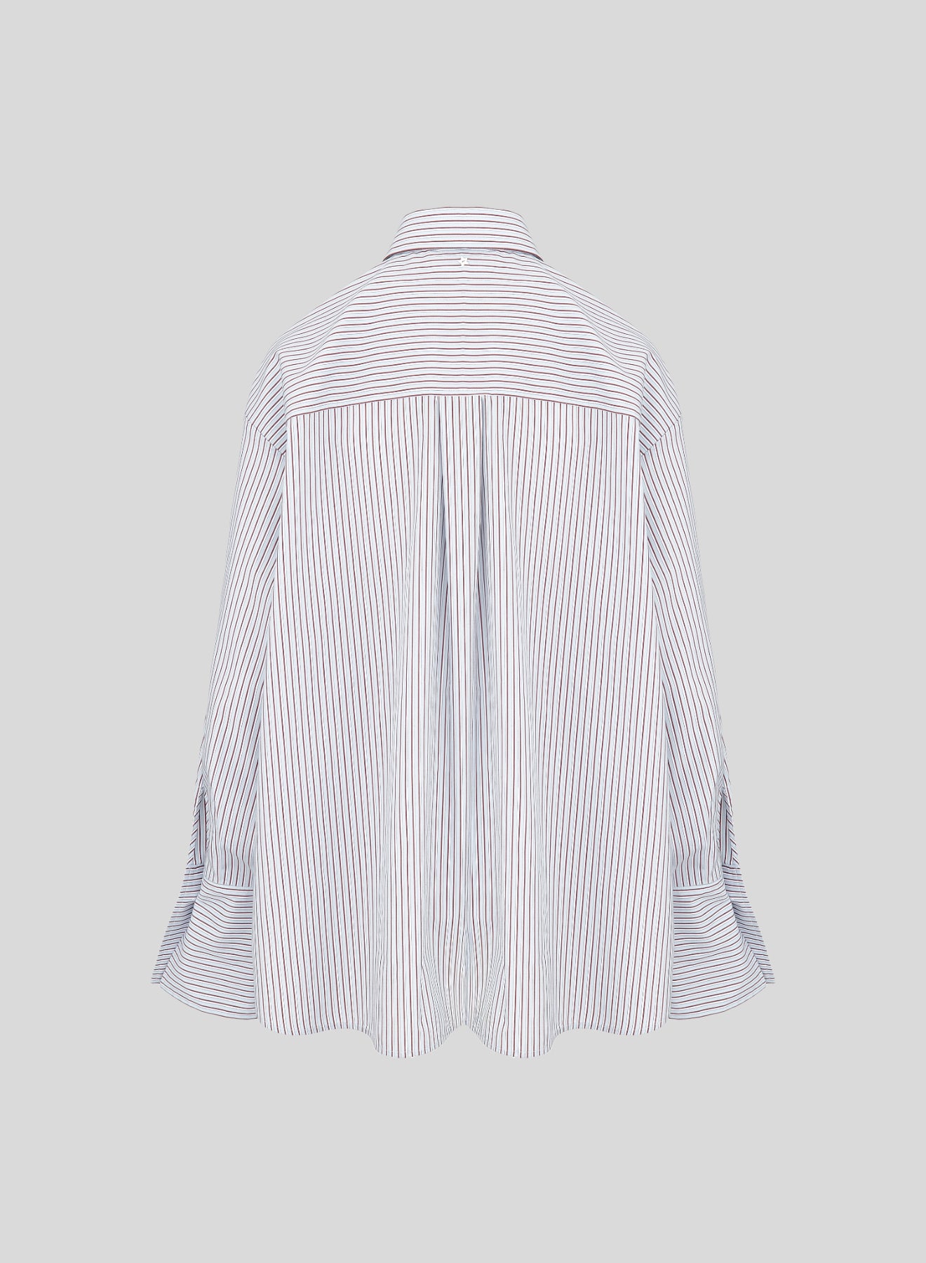 STRIPED COTTON BLEND SHIRT