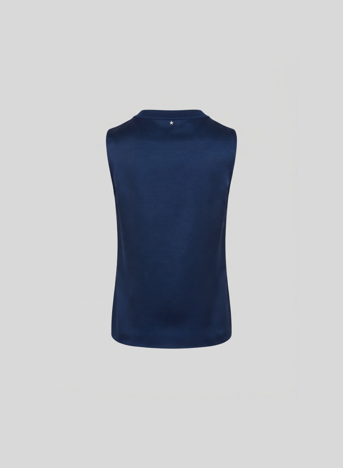 TOP IN TWILL DI MISTO SETA