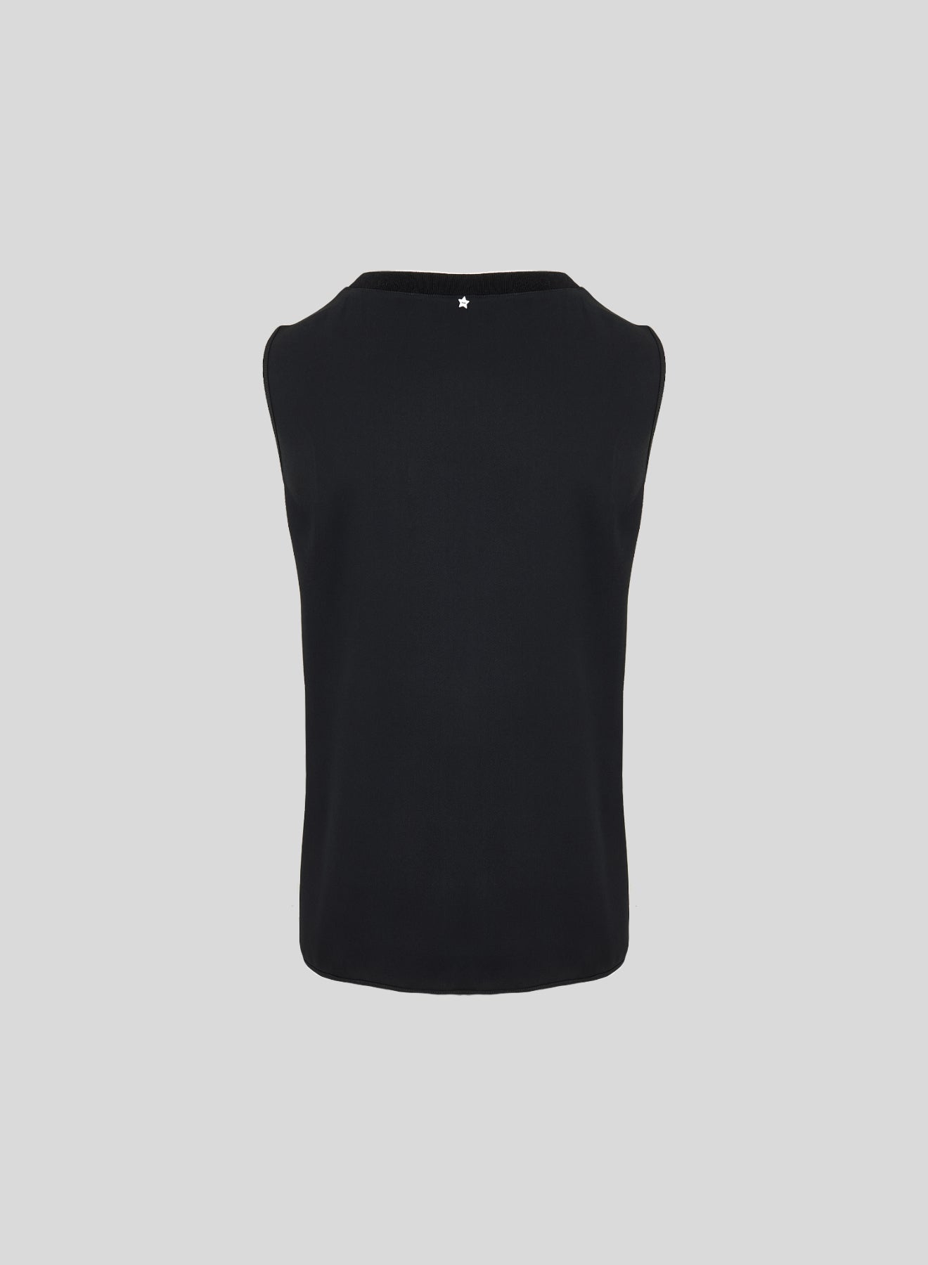 SILK BLEND TWILL TOP