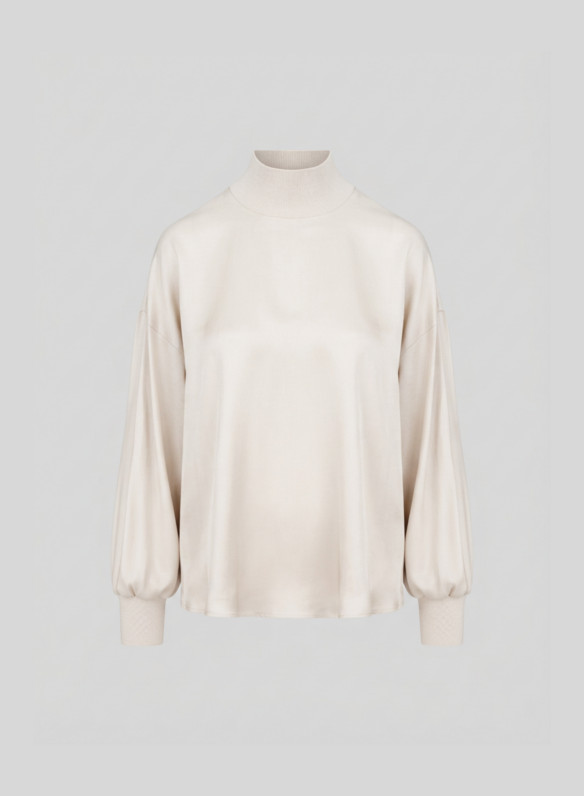 BLUSA IN TWILL DI MISTO SETA