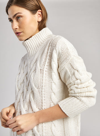 TURTLE-NECK IN BLENDED CASHMERE
