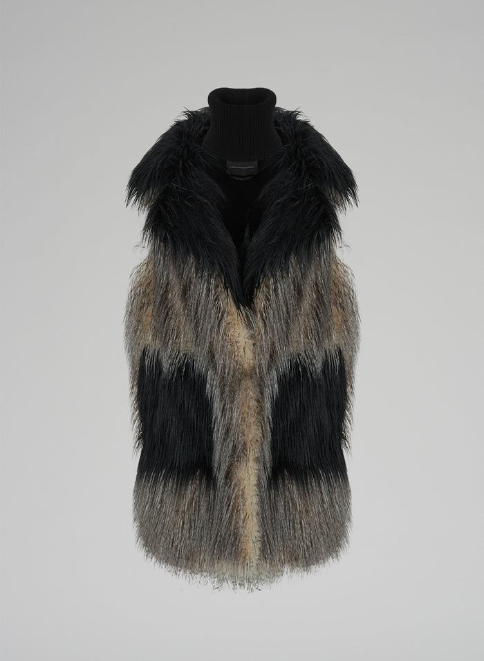 GILET IN ECOPELLICCIA