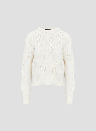 WOOL CORDONNET SWEATER