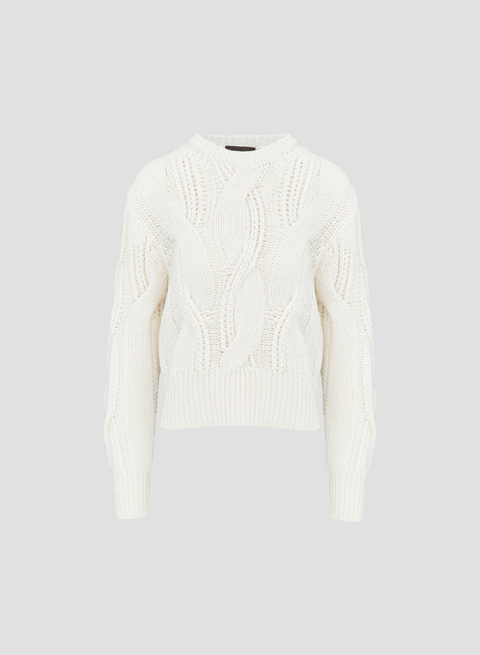 WOOL CORDONNET SWEATER