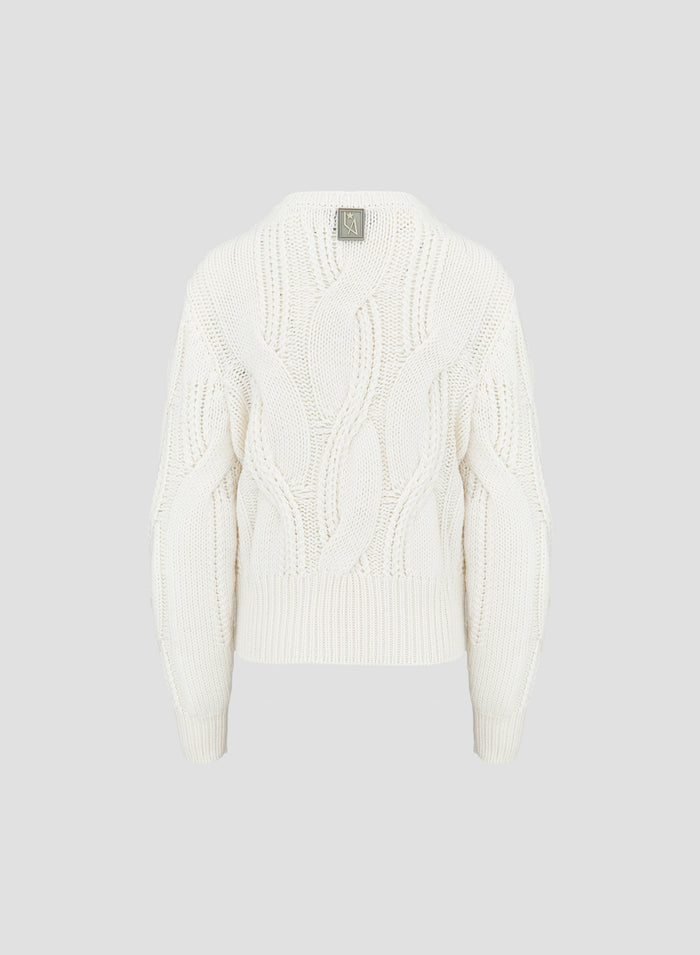 WOOL CORDONNET SWEATER