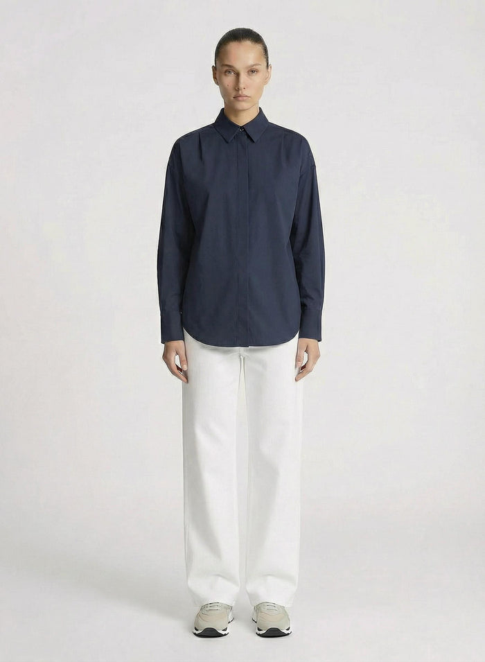 SILK BLEND TWILL CLASSIC SHIRT