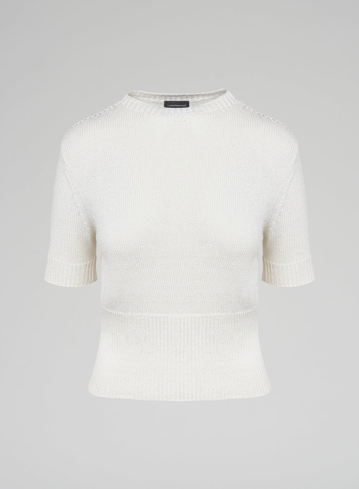 KNITTED CREW-NECK