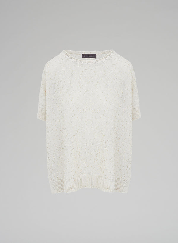 CREWNECK SWEATER WITH SEQUINS