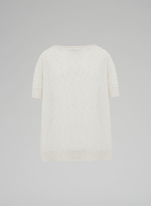 CREWNECK SWEATER WITH SEQUINS