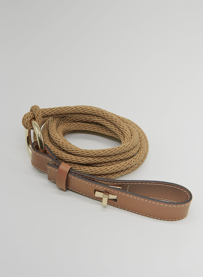 LEATHER AND COTTON BELT