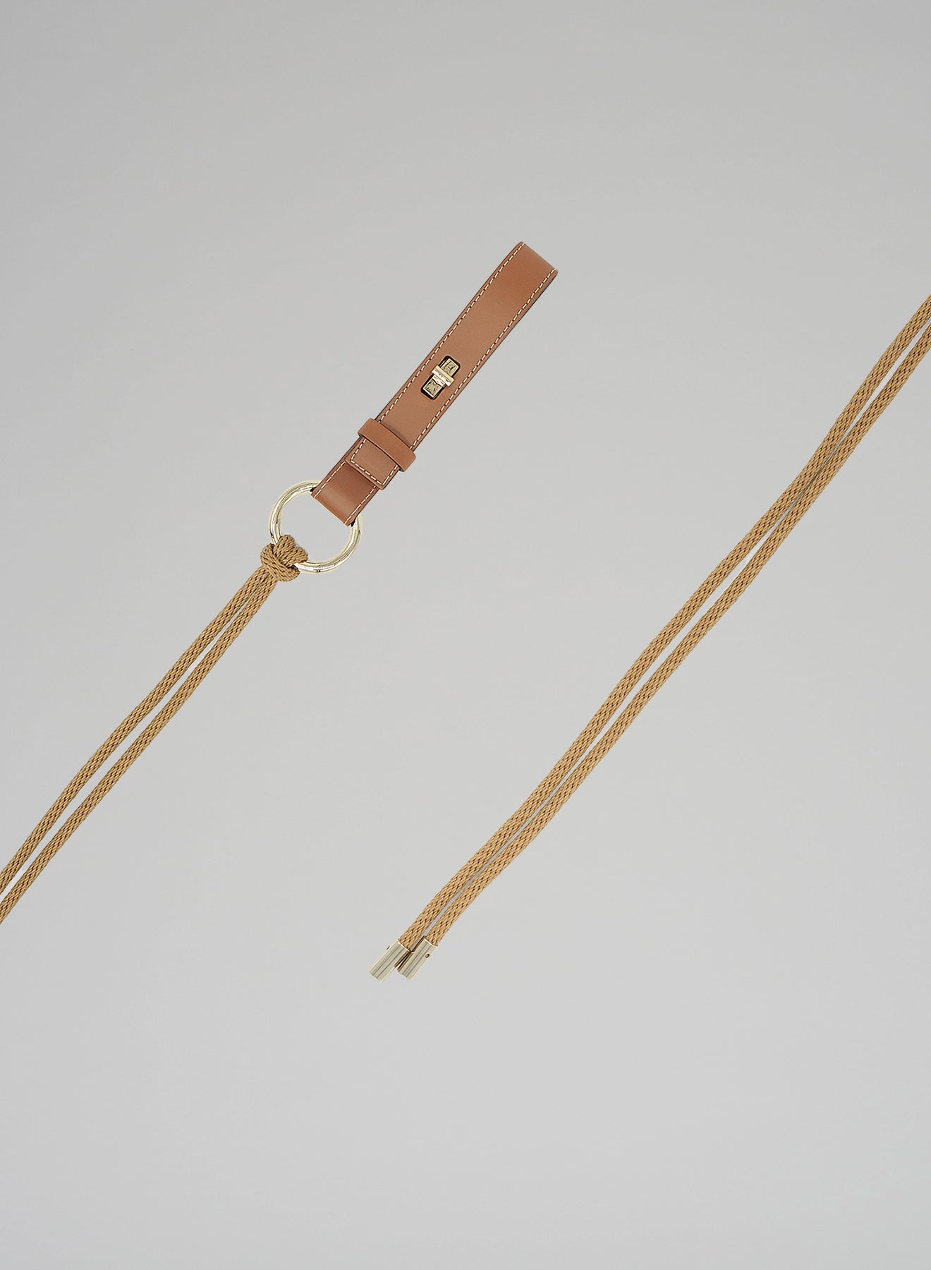LEATHER AND COTTON BELT