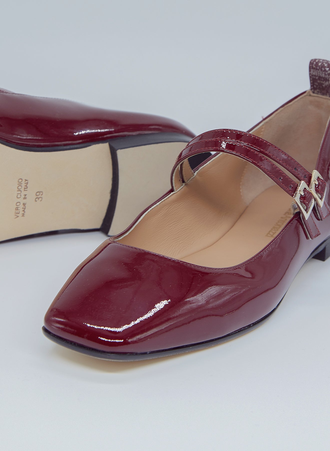 BALLERINE IN PELLE VERNICIATA