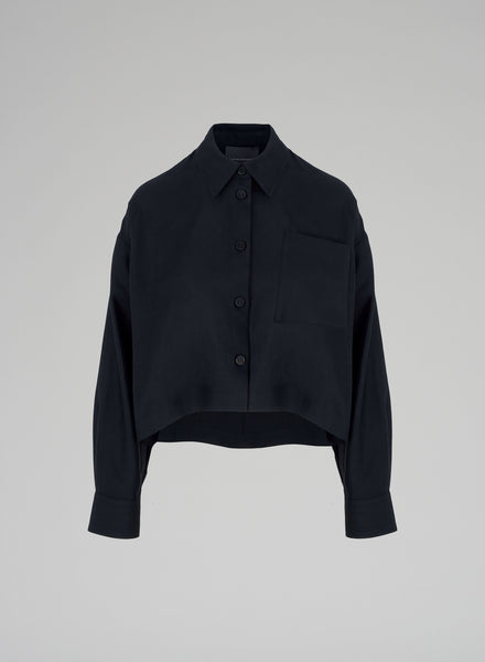 LINEN AND SILK SHORT JACKET